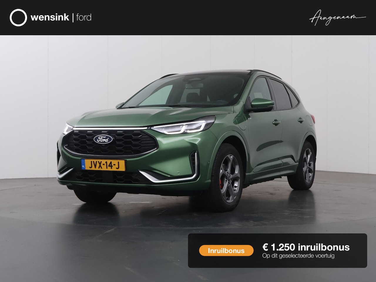 Ford Kuga - 2.5 PHEV ST-Line X | Elekt. inklapbare Trekhaak | Panoramadak | Winterpakket | Head Up | M - AutoWereld.nl