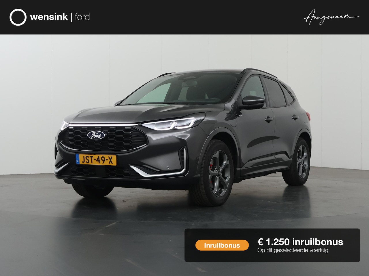 Ford Kuga - 2.5 PHEV ST-Line X | Elekt. inklapbare Trekhaak | Winterpakket | Head Up | Matrix Led | Cr - AutoWereld.nl