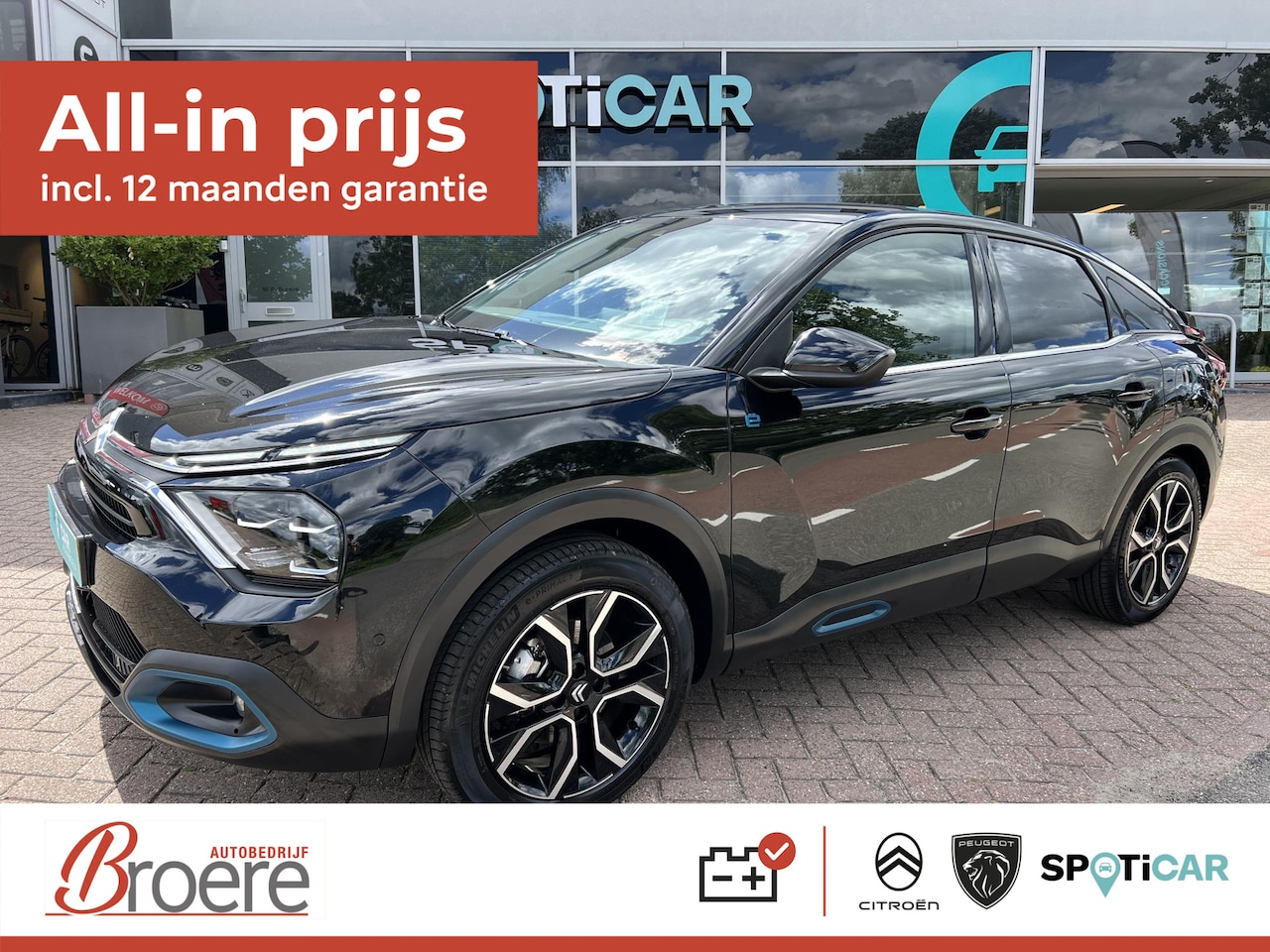 Citroën Ë-C4 - 50 KWh 136 pk Feel Pack Automaat Range tot 330 km verw. stuurwiel, voorruit en voorstoelen - AutoWereld.nl