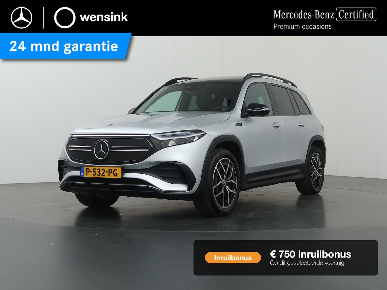 Mercedes-Benz EQB - 300 4MATIC AMG Line | Panorama-schuifdak | Elec voorstoelen | Rijassistentiepakket | 19" A - AutoWereld.nl