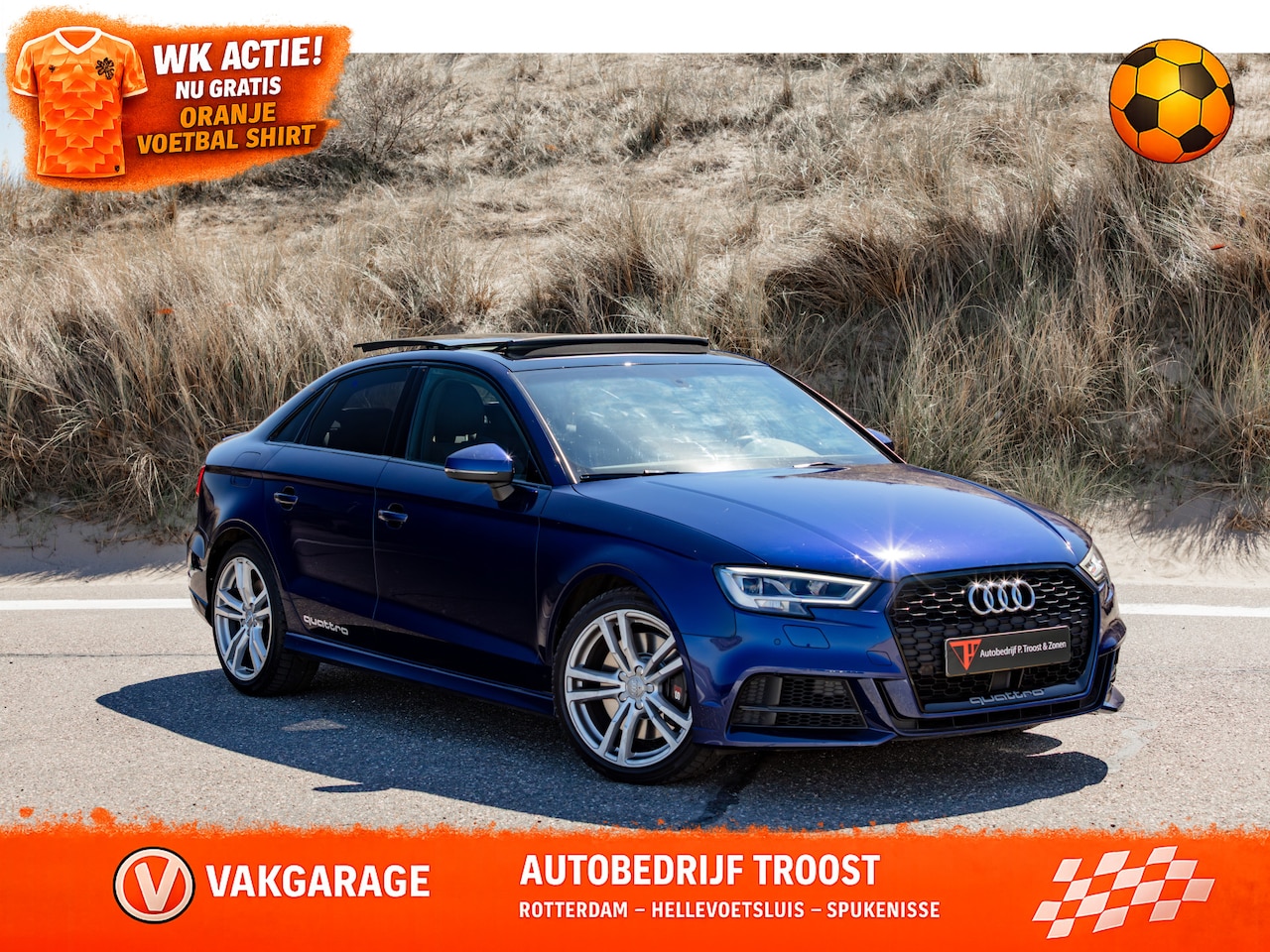 Audi A3 Limousine - 2.0 TFSI S3 quattro Panoramadak/Navigatie/Virtual cockpit/Parkeersensoren rondom/Apple car - AutoWereld.nl