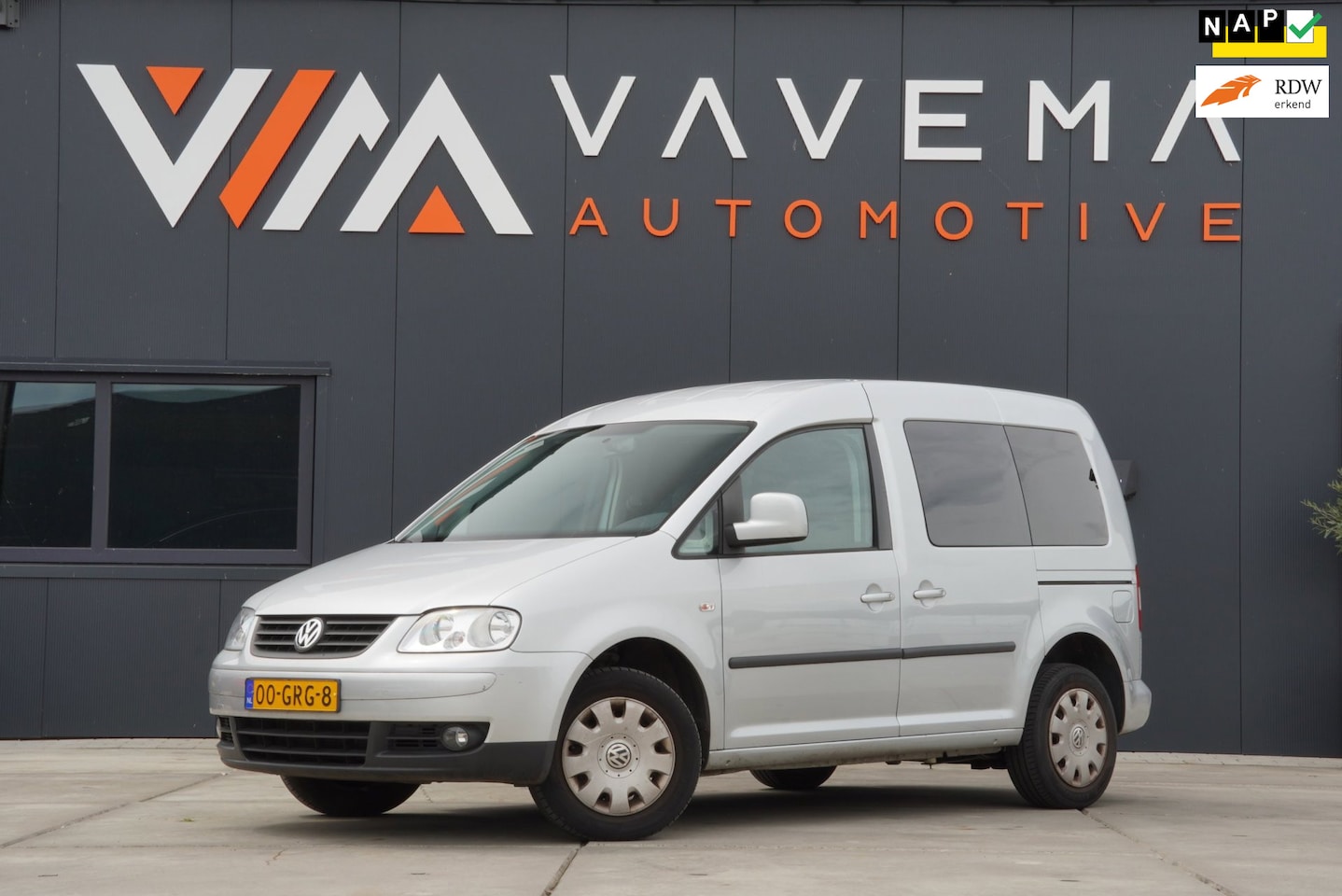 Volkswagen Caddy - 1.6 Optive Comfort 5p. BENZINE 2008 MPV Airco 2 Schuifdeuren Cruise control 5 persoons - AutoWereld.nl