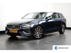 Volvo V60 - 2.0 T6 Recharge AWD Inscription 390pk | Trekhaak | Leder | Stoelverwarming | Apple Carplay