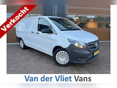 Mercedes-Benz Vito - 114 CDI E6 Automaat Lang BPM Vrij Lease €355 p/m, Aluca inrichting, Airco, Carplay, PDC V+