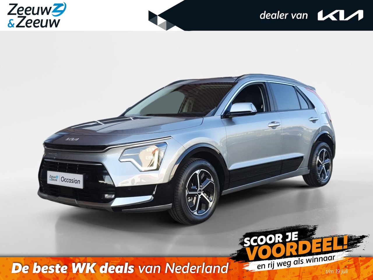 Kia Niro - 1.6 GDi Hybrid DynamicPlusLine | Voorraadauto! | Stoel en stuurverwarming | Schuifdak | Pa - AutoWereld.nl