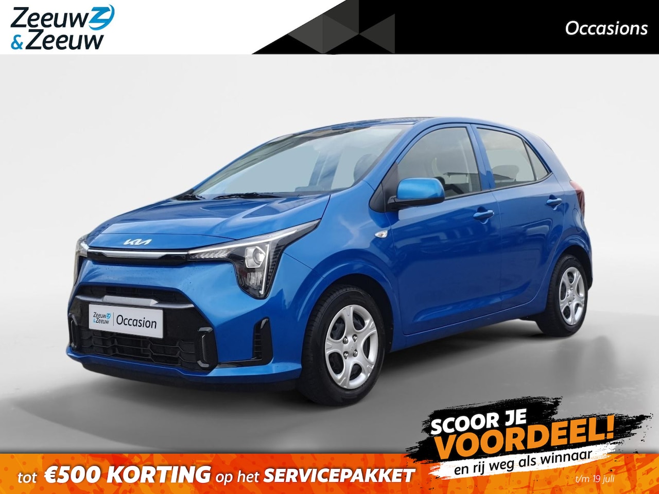 Kia Picanto - 1.0 DPI DynamicLine | Navigatie | Camera | Airco | Cruise control | Elektrische ramen voor - AutoWereld.nl