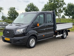 Ford Transit - 2.0TDCI Dubbelcabine Openlaadbak Cruisecontrol Trekhaak 40000KM EURO 6