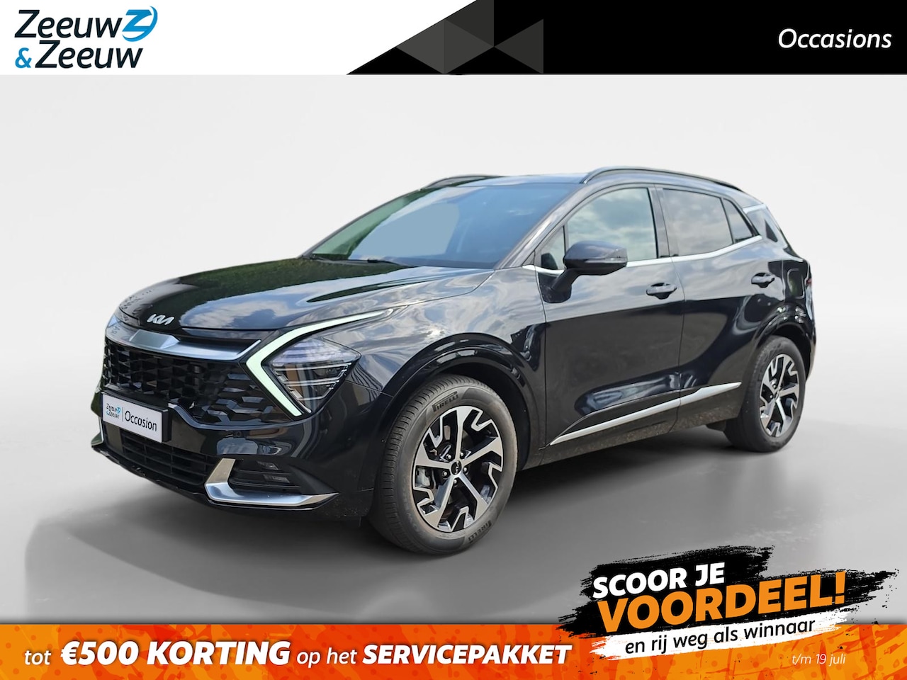 Kia Sportage - 1.6 T-GDi Hybrid DynamicPlusLine | Climate control | Navigatie | Elektrische achterklep | - AutoWereld.nl