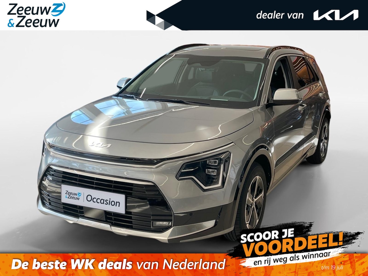 Kia Niro - 1.6 GDi Hybrid DynamicPlusLine | Airco | Navi | Camera | Stoelverwarming | Stuurverwarming - AutoWereld.nl