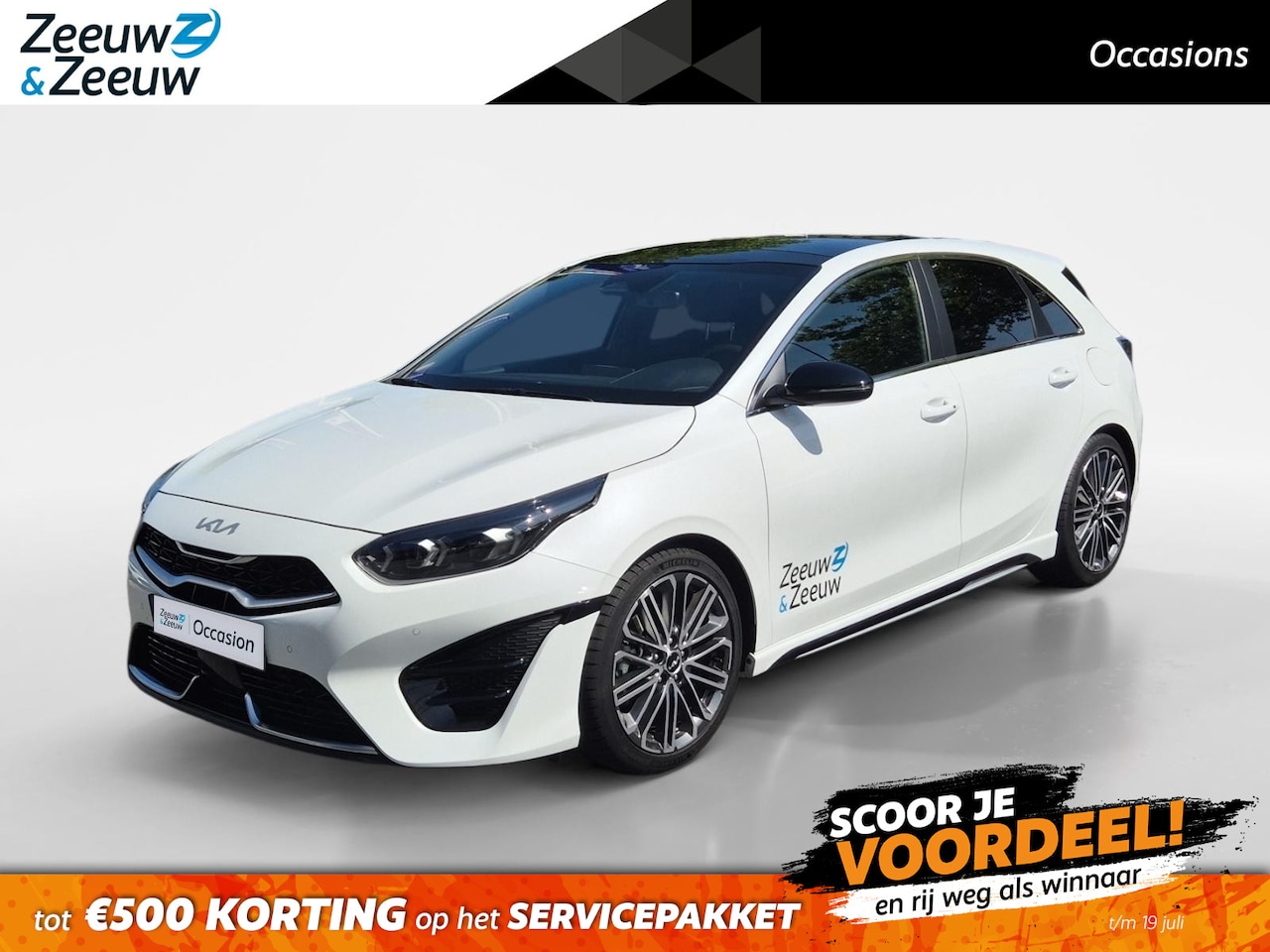 Kia Cee'd - Ceed 1.5 T-GDi GT-PlusLine | Airco | Navi | Camera | Privacy Glass | Panoramadak | AUTOMAA - AutoWereld.nl