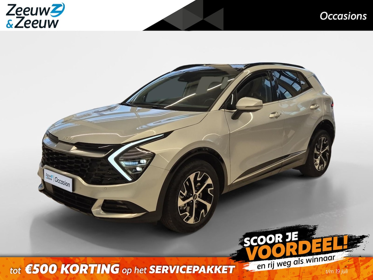 Kia Sportage - 1.6 T-GDi Hybrid DynamicPlusLine | Cruise Control | Climate Control | Elektrisch Verstelba - AutoWereld.nl