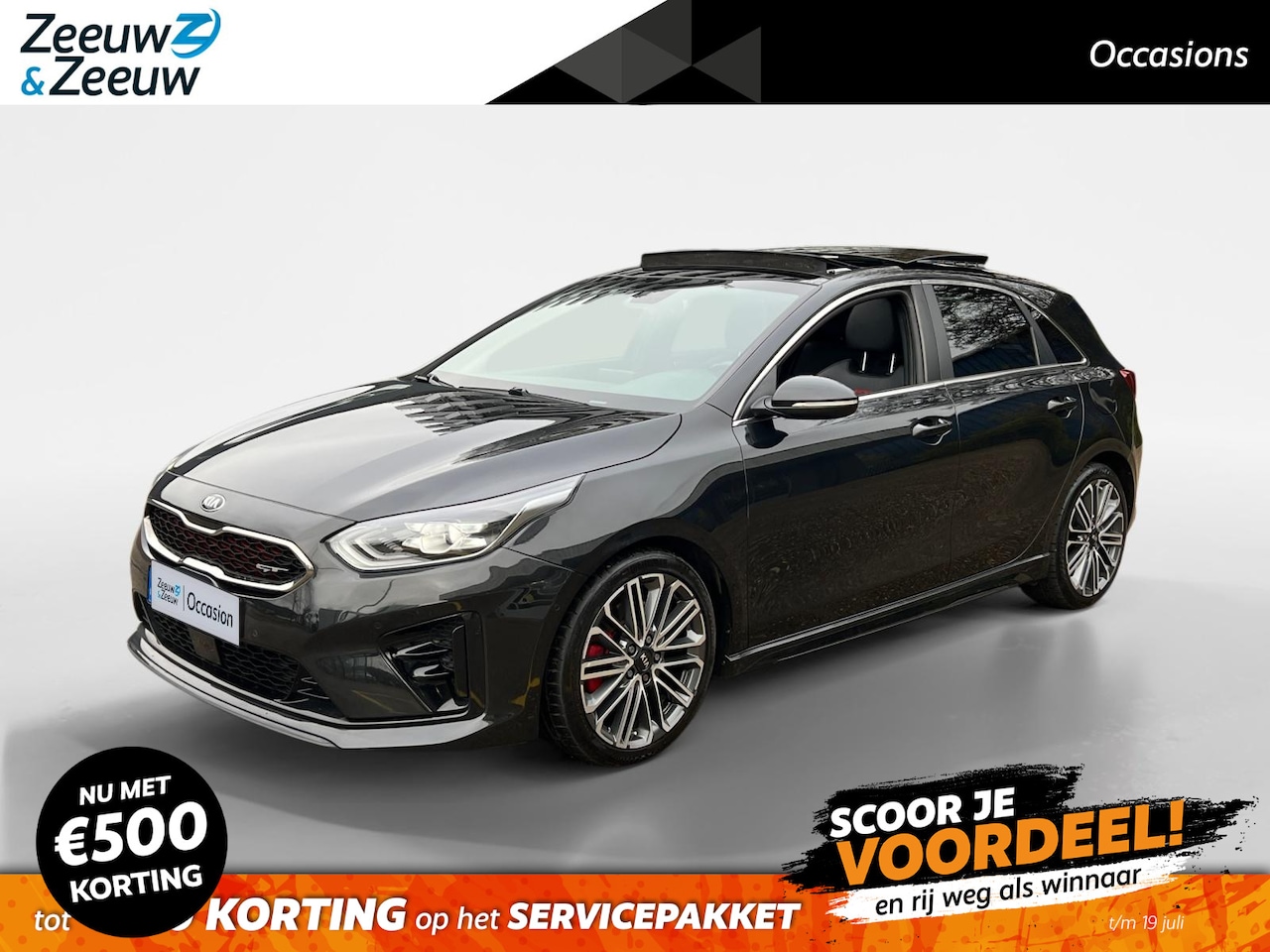 Kia Cee'd - Ceed 1.6 T-GDi GT Dealer onderhouden | Navigatie | GT | 205PK | Automaat | Uniek | - AutoWereld.nl