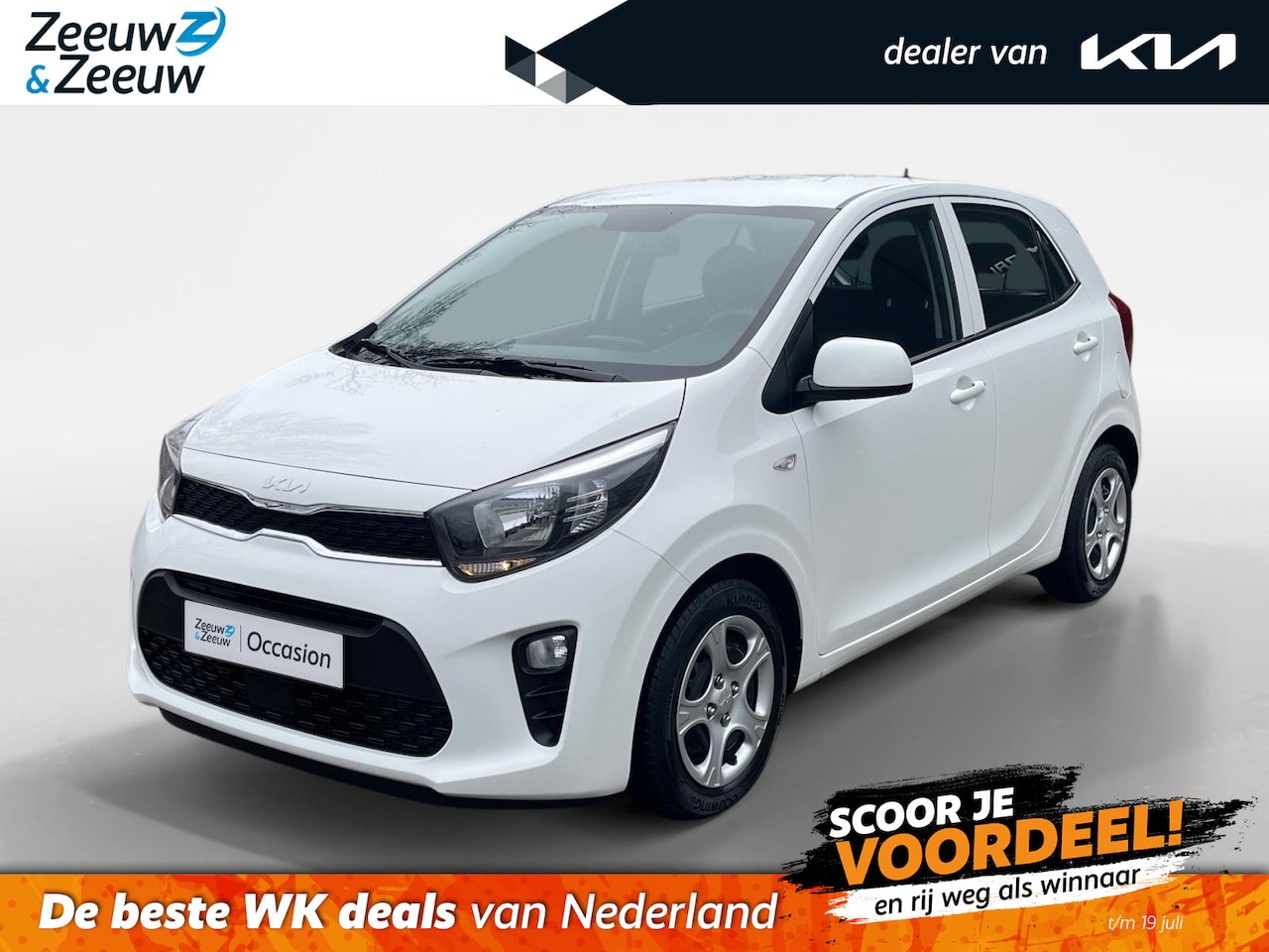 Kia Picanto - 1.0 DPi ComfortLine | Cruise control | Airco | Bluetooth | NAP - AutoWereld.nl