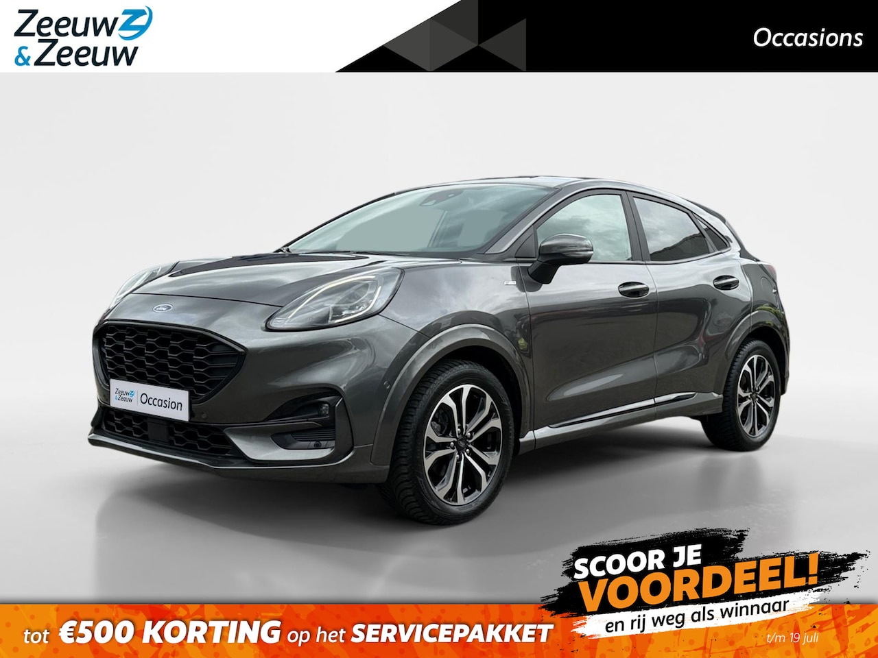 Ford Puma - 1.0 EcoBoost Hybrid ST-Line | Automaat | Adapt. Cruise control | BLIS | Winter pack | Park - AutoWereld.nl