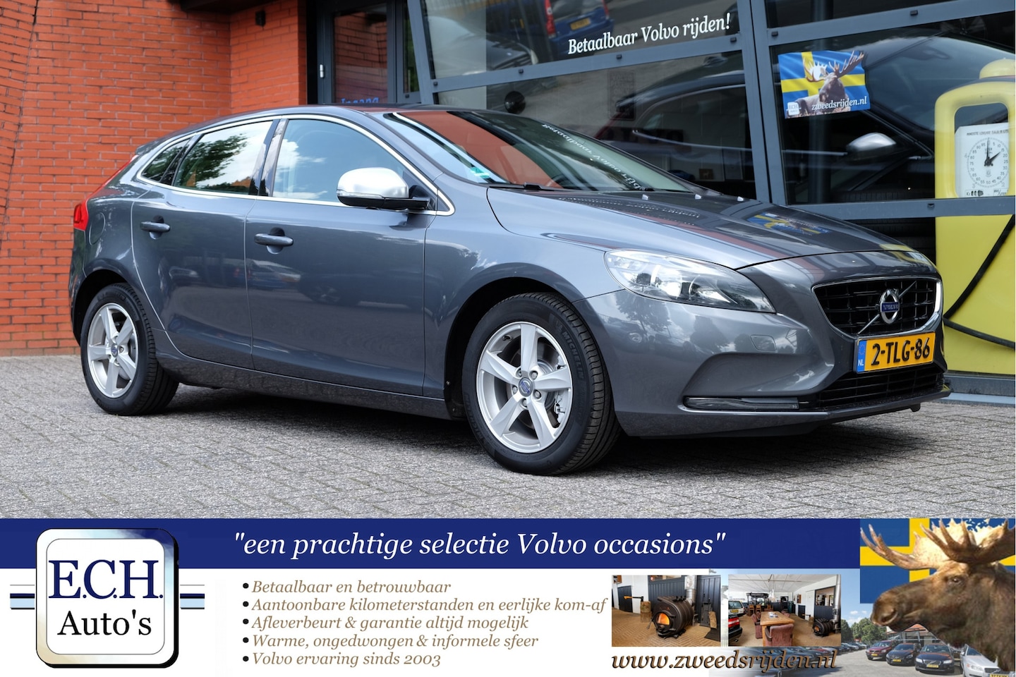 Volvo V40 - 1.6 T2 Momentum 1.6 T2 120 pk Momentum, Dealer onderhouden, Trekhaak - AutoWereld.nl