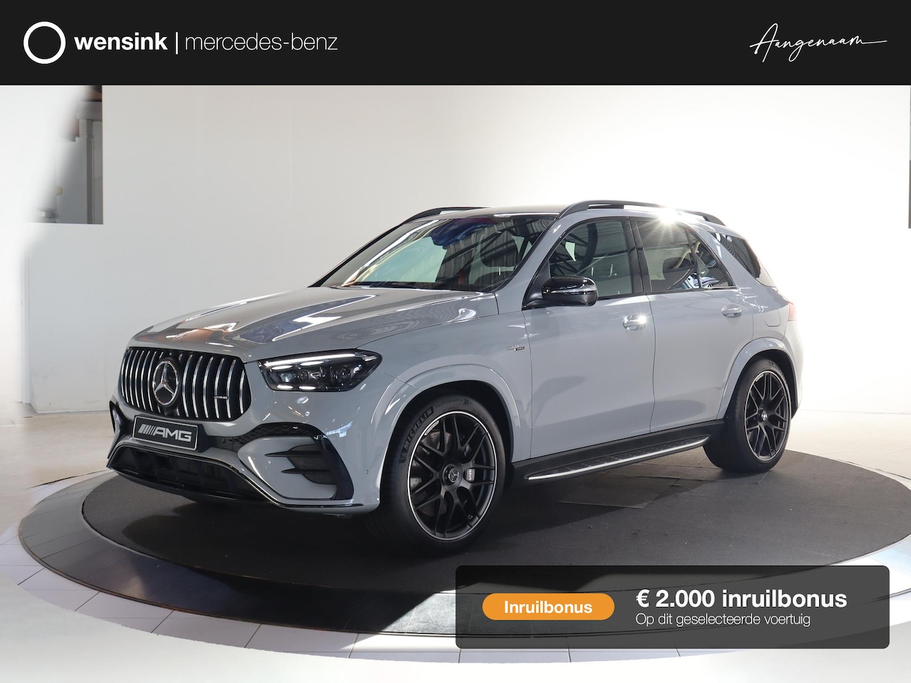 Mercedes-Benz AMG GLE - 53 Hybrid 4MATIC+ | Alpin grau | Head up display | Panoramadak | Trekhaak | Multibeam | Wi - AutoWereld.nl