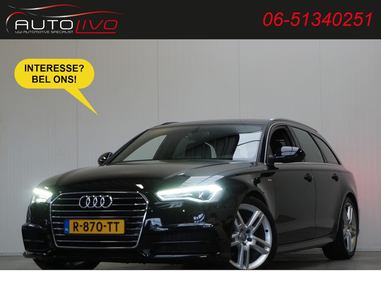 Audi A6 Avant - 1.8 TFSI ultra S line Edition 190 PK! LUXE! SUPER NETJES! - AutoWereld.nl