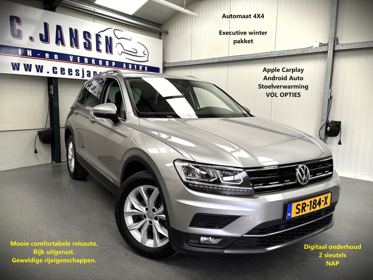 Volkswagen Tiguan - 1.4 TSI 4Motion 4x4 Highline NIEUWSTAAT !! | 18" Lichtmetalen velgen 'Kingston' | Achterop - AutoWereld.nl