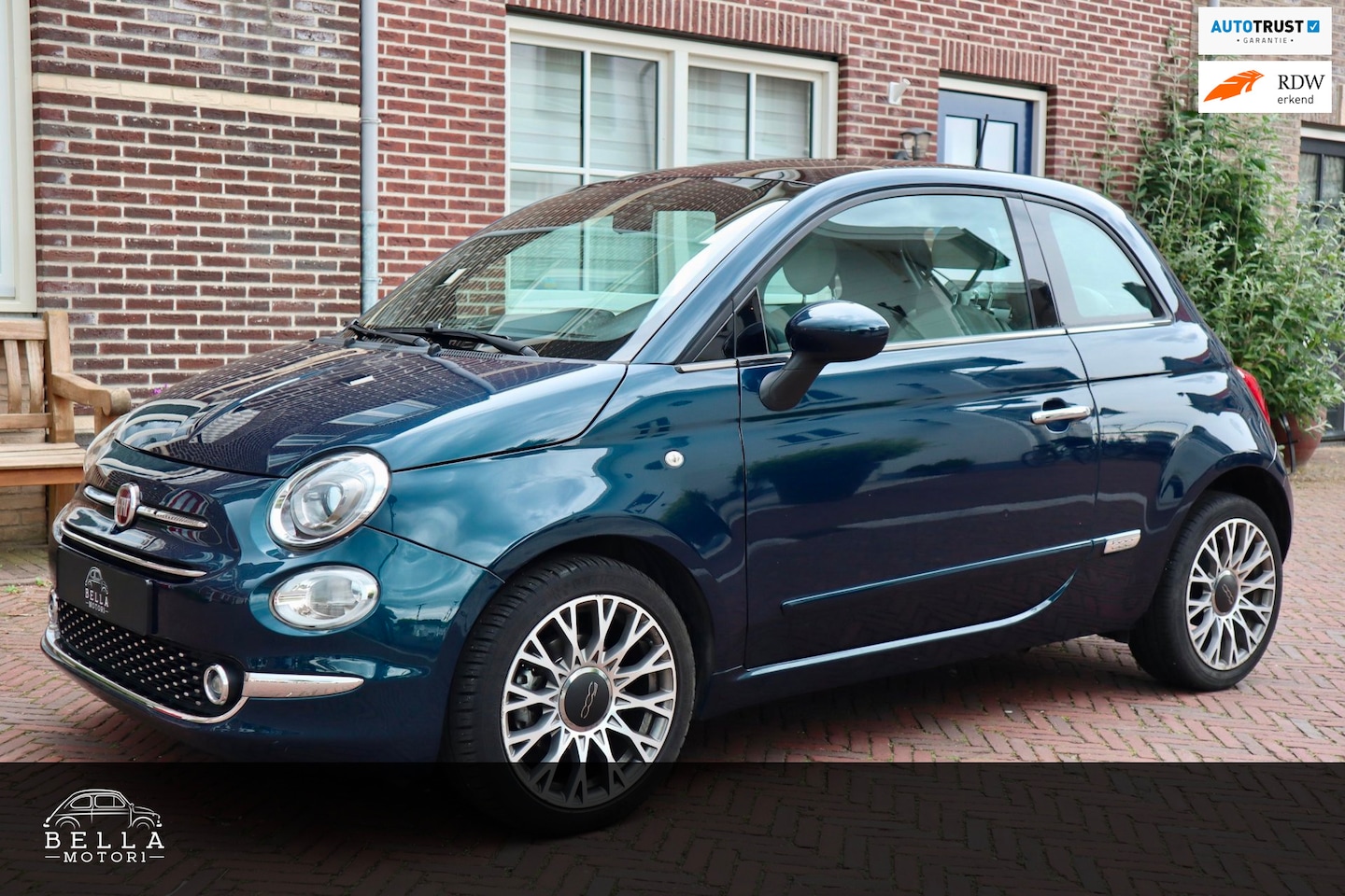 Fiat 500 - 1.0 Hybrid Star | Apple CarPlay | Panoramadak | Cruise Control | Parkeersensoren | Digital - AutoWereld.nl