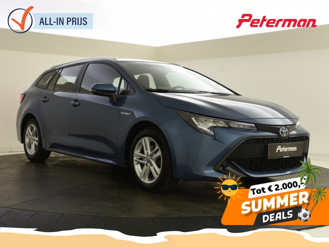 Toyota Corolla Touring Sports - 1.8 Hybrid Active | Trekhaak | Adapt. cruise | Carplay/Androida. - AutoWereld.nl