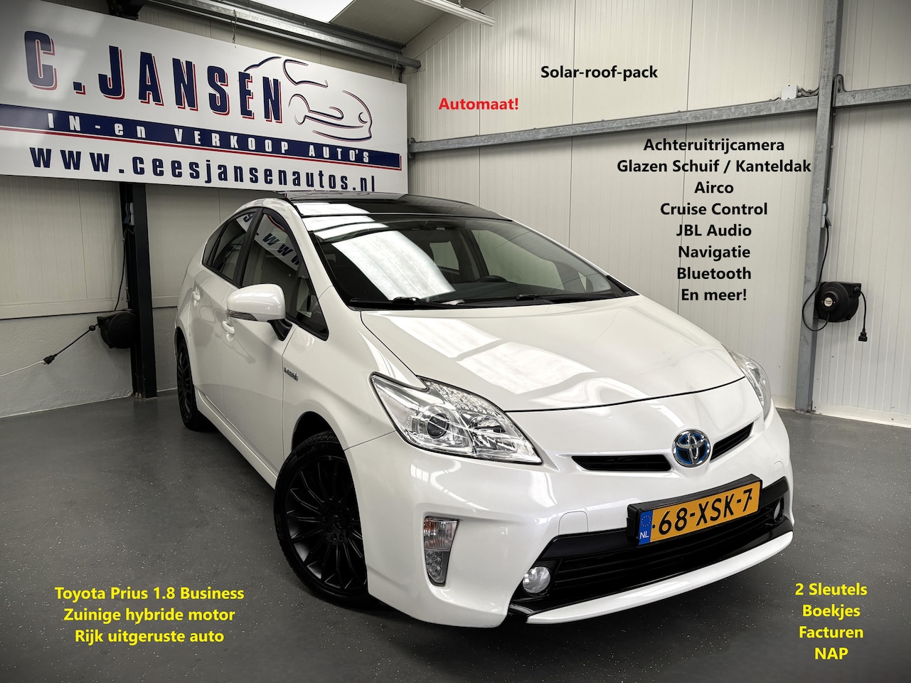 Toyota Prius - 1.8 Business Automaat! | Cruise control | EV Mode | Electronic climate controle - AutoWereld.nl