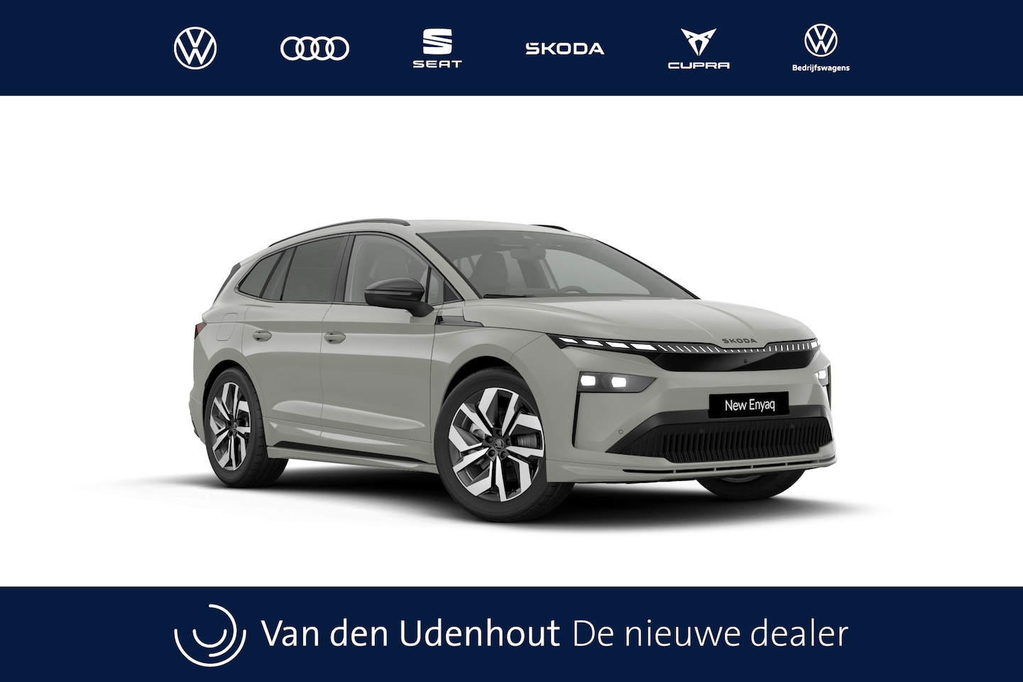 Skoda Enyaq iV - 85 Elektromotor 286 1AT Sportline | Chrome interieur accenten | Driving mode select | LED - AutoWereld.nl
