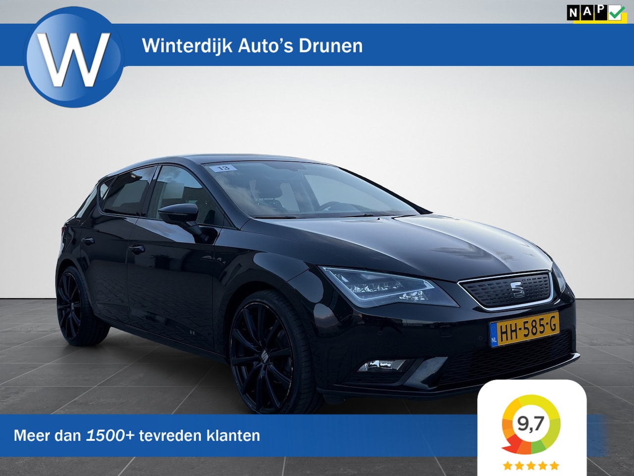 SEAT Leon - 1.0 EcoTSI Clima|Achteruitrijcamera|Led|Cruise|NAP - AutoWereld.nl