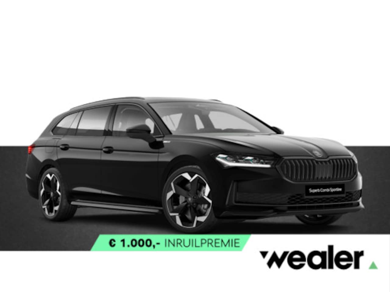 Skoda Superb Combi - Sportline Business 1.5 TSI PHEV 204 PK | Trekhaak | Panoramadak | 19"Lichtmetalen velgen | - AutoWereld.nl