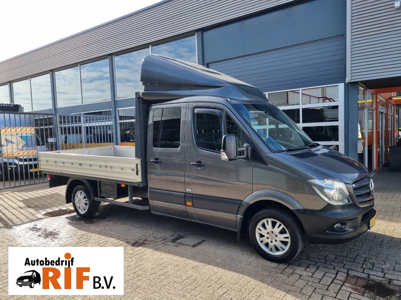 Mercedes-Benz Sprinter - 319 CDI 3.0 V6 Open laadbak DC 7 Zits Euro 6 - AutoWereld.nl