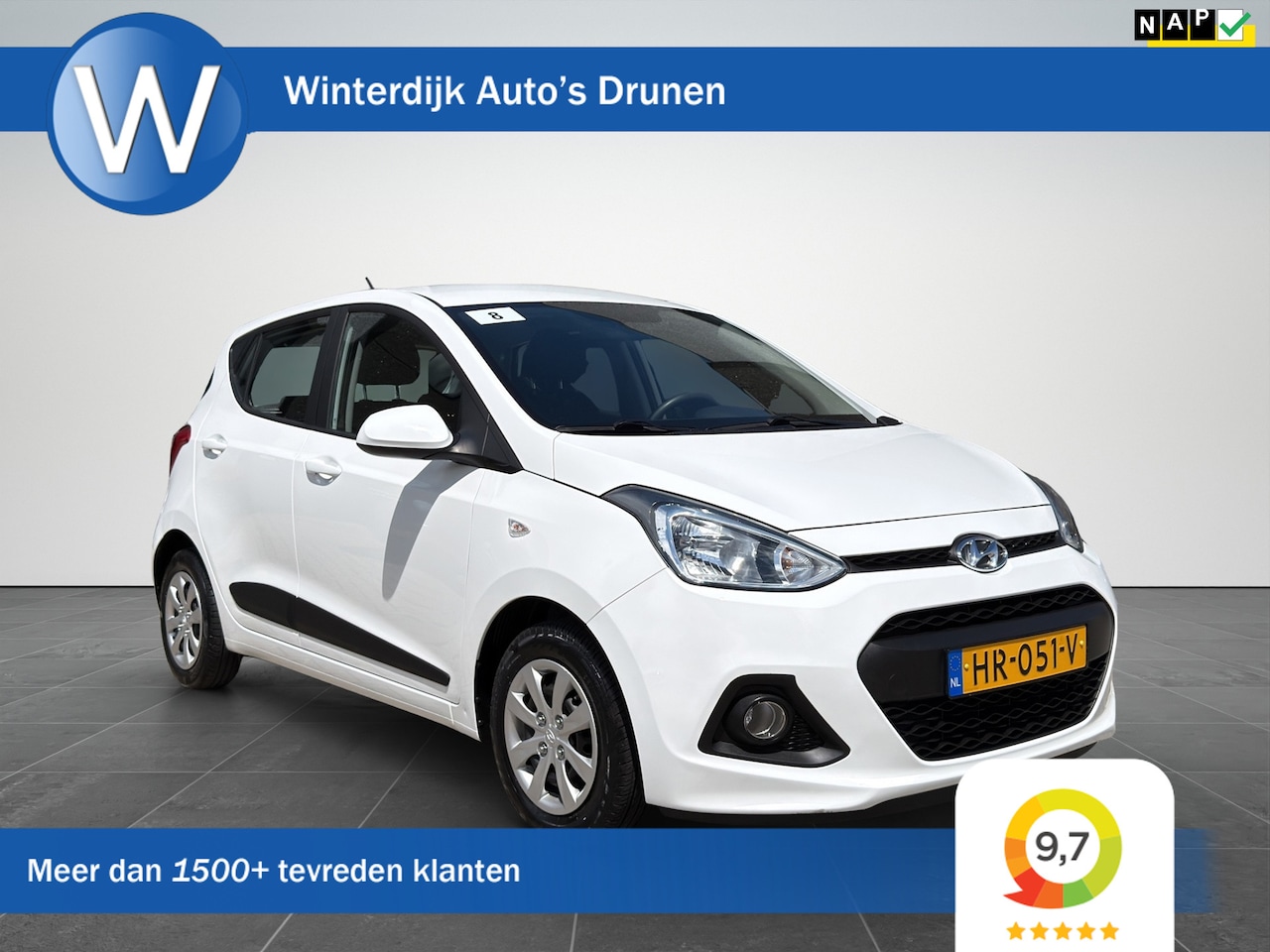 Hyundai i10 - 1.0i i-Motion Airco|Cruise|Achteruitrijcamera - AutoWereld.nl