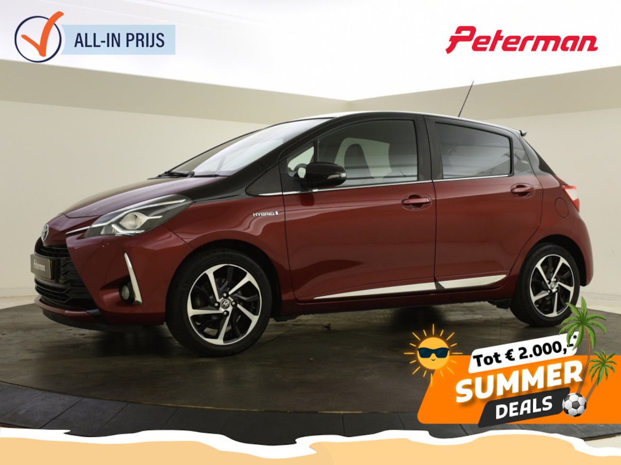 Toyota Yaris - 1.5 Hybrid Executive Bi Tone | Panorama | Stoelverw | - AutoWereld.nl