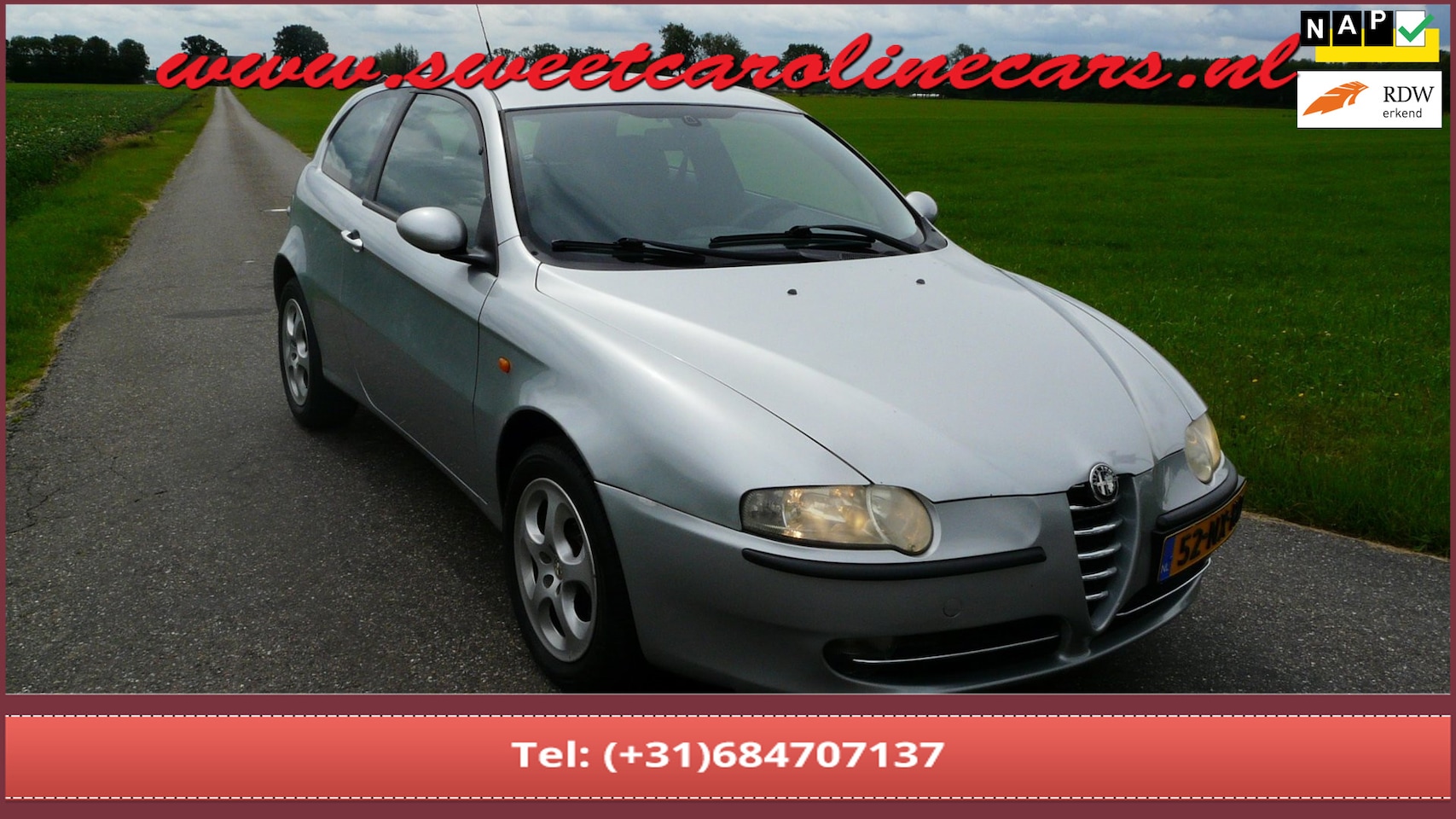 Alfa Romeo 147 - 1.6 T.Spark Edizione Sportiva 105 PK! ,Airco,Elec.pakket,Lmv's! - AutoWereld.nl
