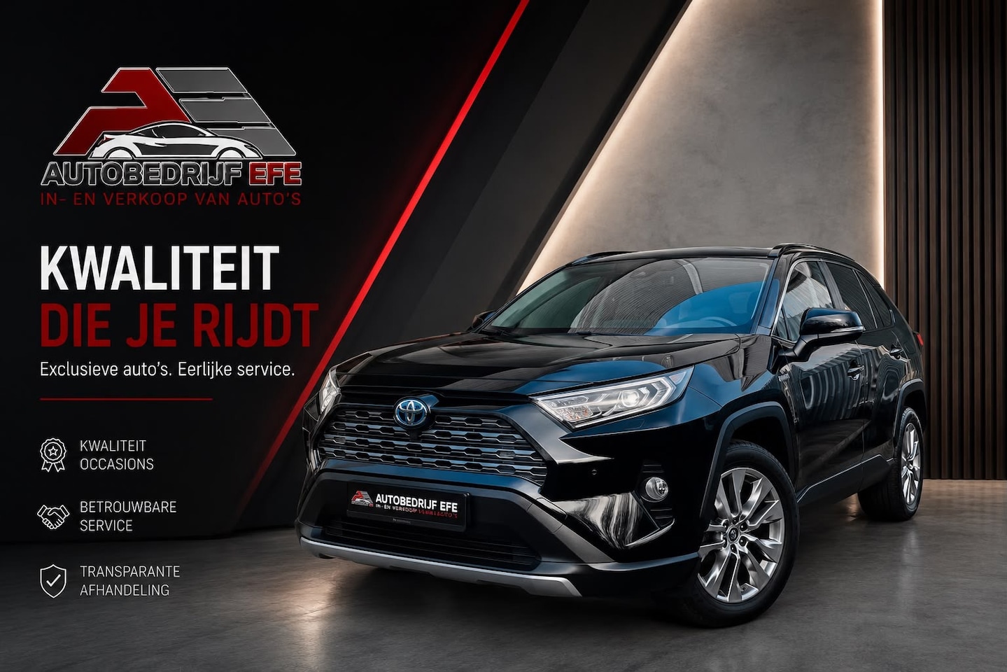 Toyota RAV4 - 2.5 Hybrid Black Edition 2.5 Hybrid Black Edition - AutoWereld.nl