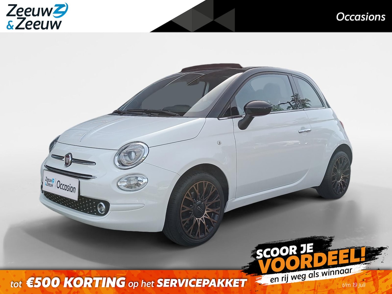 Fiat 500 C - 0.9 TwinAir Turbo 120TH Edition 0.9 TwinAir Turbo 120TH Edition | - AutoWereld.nl