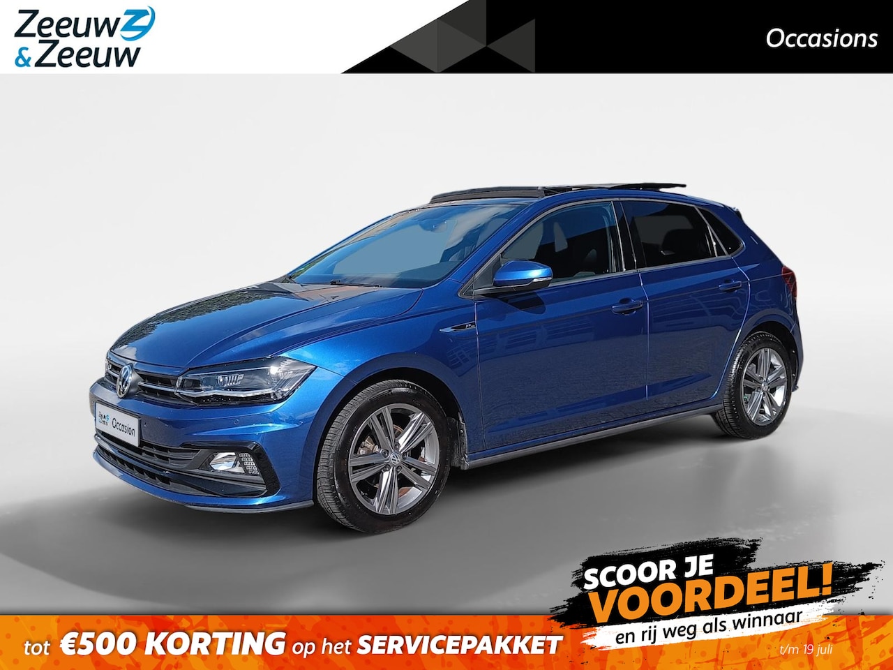 Volkswagen Polo - 1.0 TSI Highline Business R | Panoramadak | Digitaal instrumentenpaneel | Achteruitrijcame - AutoWereld.nl