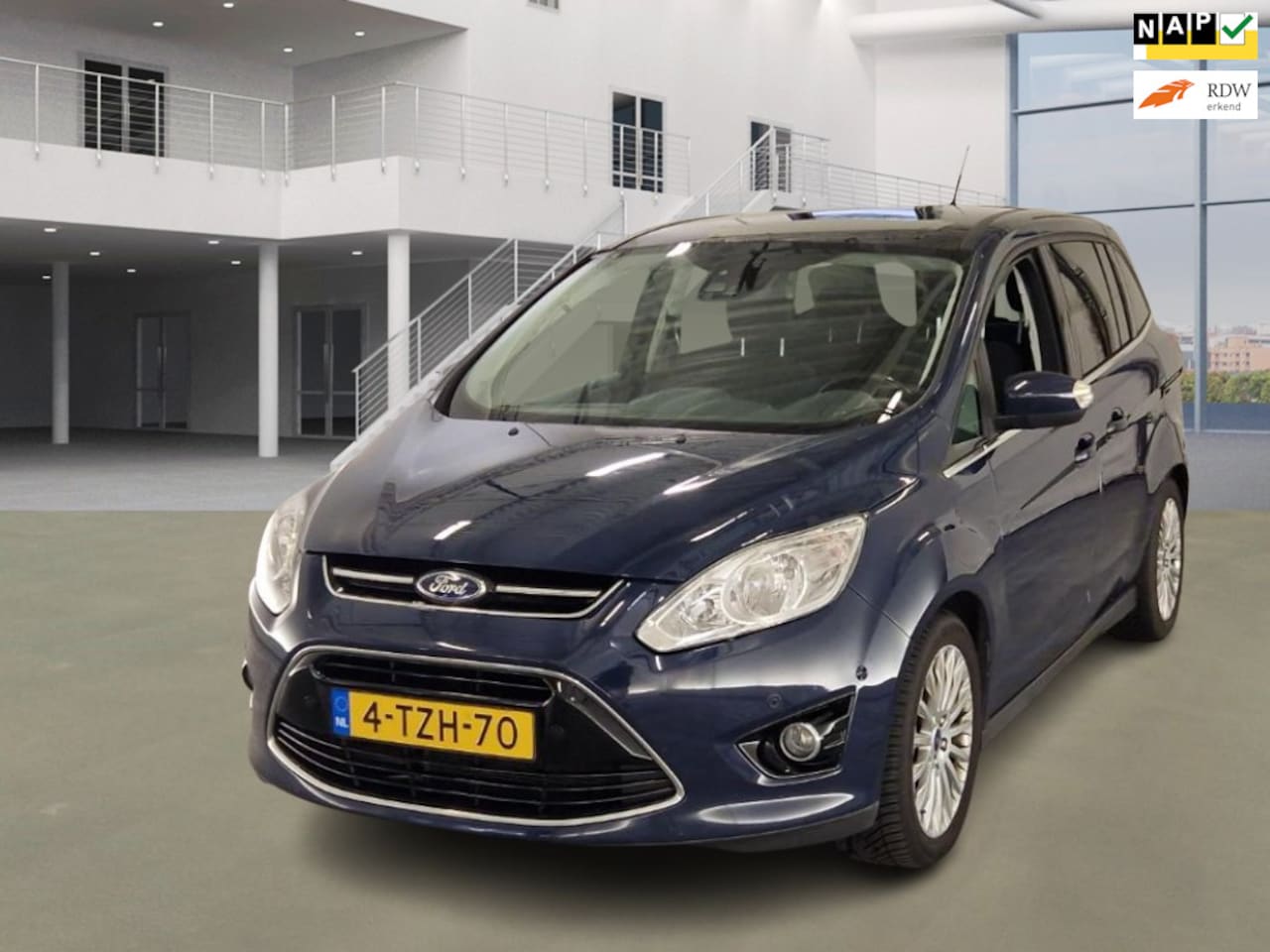Ford Grand C-Max - 1.0 Edition Plus|PANO|NAVI|TREKHAAK|PSENSOR| - AutoWereld.nl