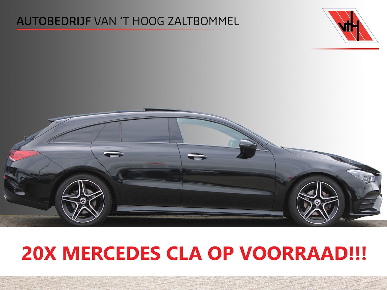 Mercedes-Benz CLA-klasse Shooting Brake - 180 AUT7 AMG Line NIGHT PAKKET PANORAMADAK MEMORY SFEER KEY-LESS GO MUTLIBEAM CARPLAY - AutoWereld.nl