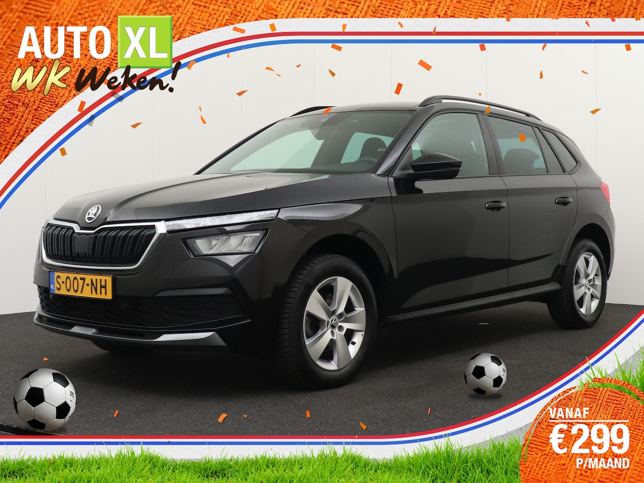 Skoda Kamiq - 1.0 111PK Aut. TSI Sport Pano-dak Ele.Trekhaak Camera A.Cruise - AutoWereld.nl