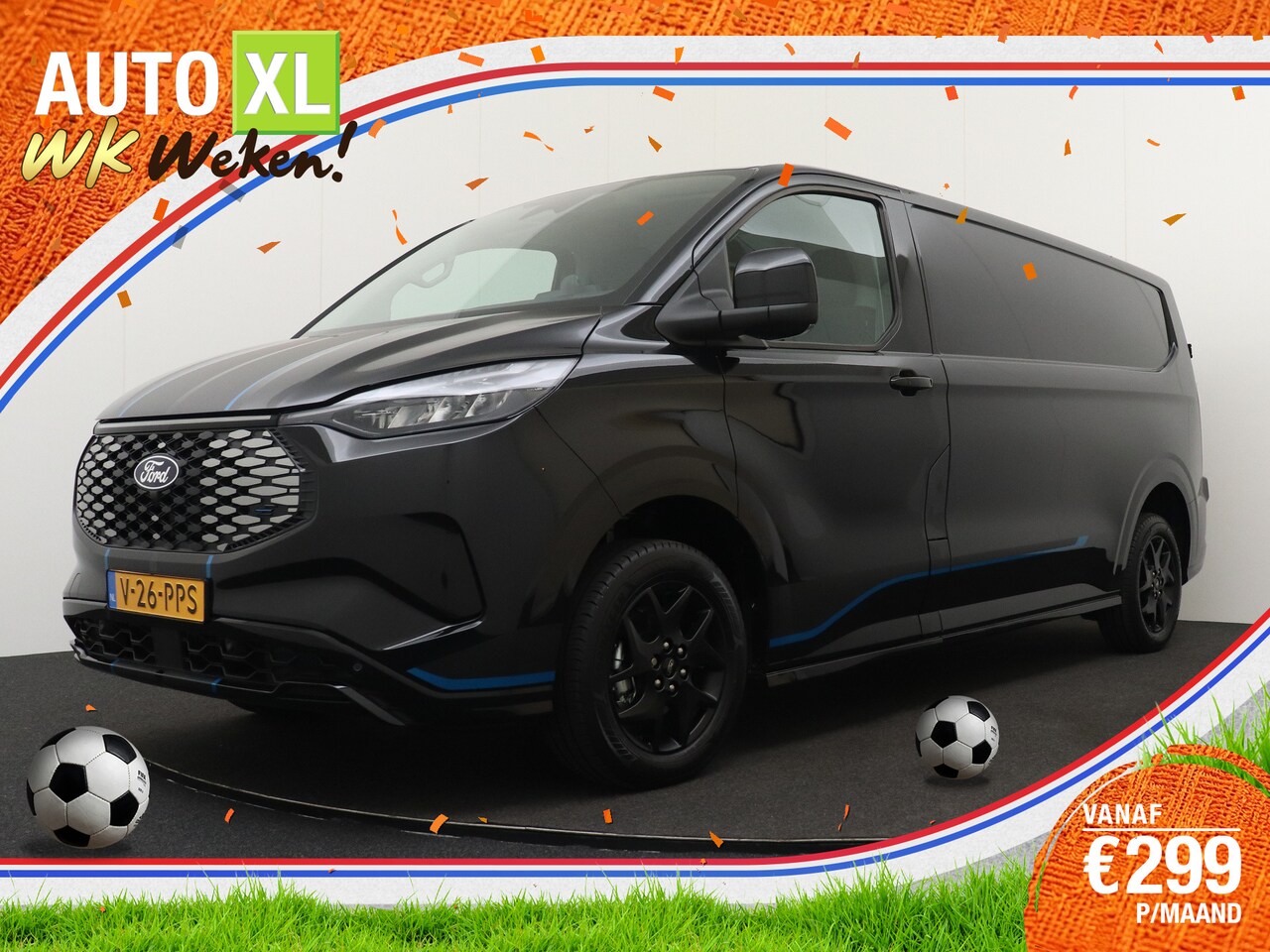 Ford E-Transit Cust. - 340 L2 Sport 71 kWh 3-Pers Warmtepomp Camera Trekhaak - AutoWereld.nl