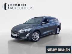 Ford Focus Wagon - 1.0 EcoBoost 125 pk Titanium X Panoramadak - Halfleder - Winter Pack - B&O - Elektrische a