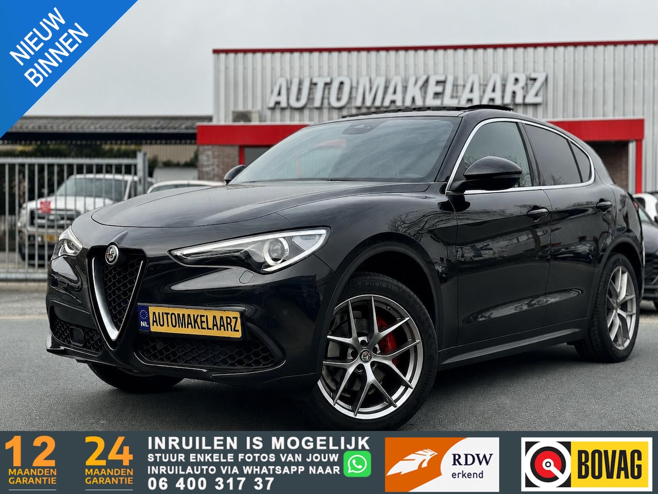 Alfa Romeo Stelvio - 2.0 T AWD Special Edition 280PK H&K MEMORY PANO - AutoWereld.nl