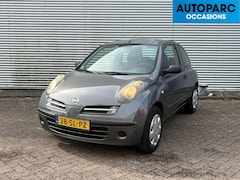 Nissan Micra - 1.2 Visia , AIRCO, ELECTR RAMEN, PARROT, GOED ONDERHOUDEN, BOEKJES AANWEZIG, RIJDT GOED, D