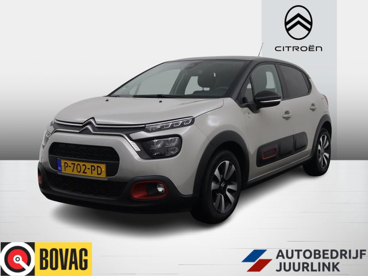 Citroën C3 - 1.2 PureTech C-Series Ecc/CarPlay/Lmv/4S.Banden Two-Tone/Cruise/Pdc - AutoWereld.nl