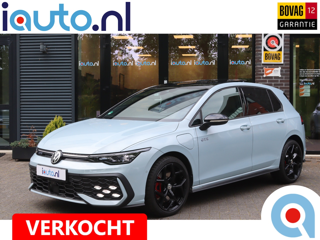 Volkswagen Golf - 1.5 eHybrid 272pk GTE Black Style Pano/Leder/IQ.Light/360/Headup/DCC/Keyless/Elek. stoel+m - AutoWereld.nl