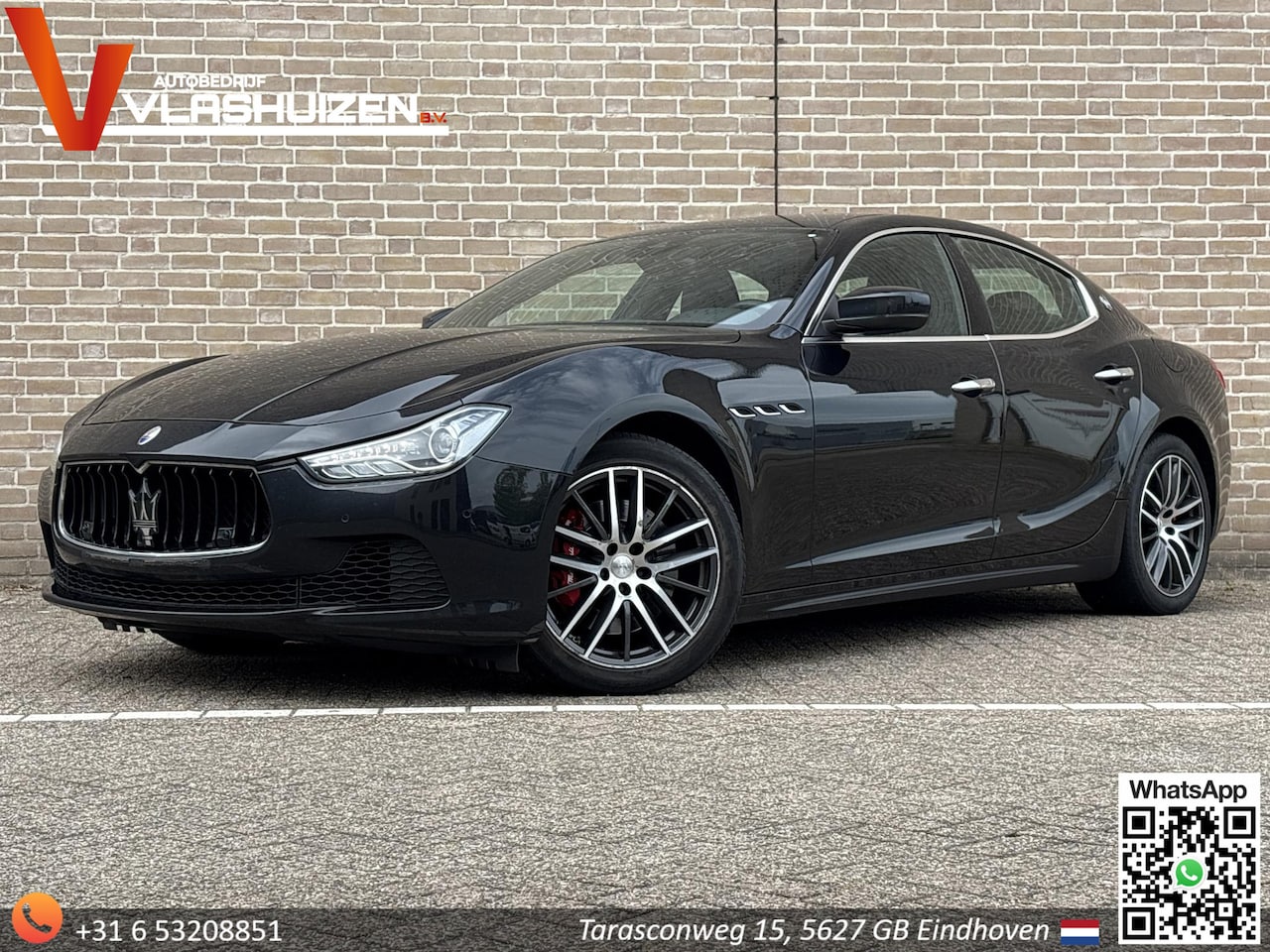 Maserati Ghibli - 3.0 V6 D GranLusso 275 PK! | Leder | Camera | - AutoWereld.nl