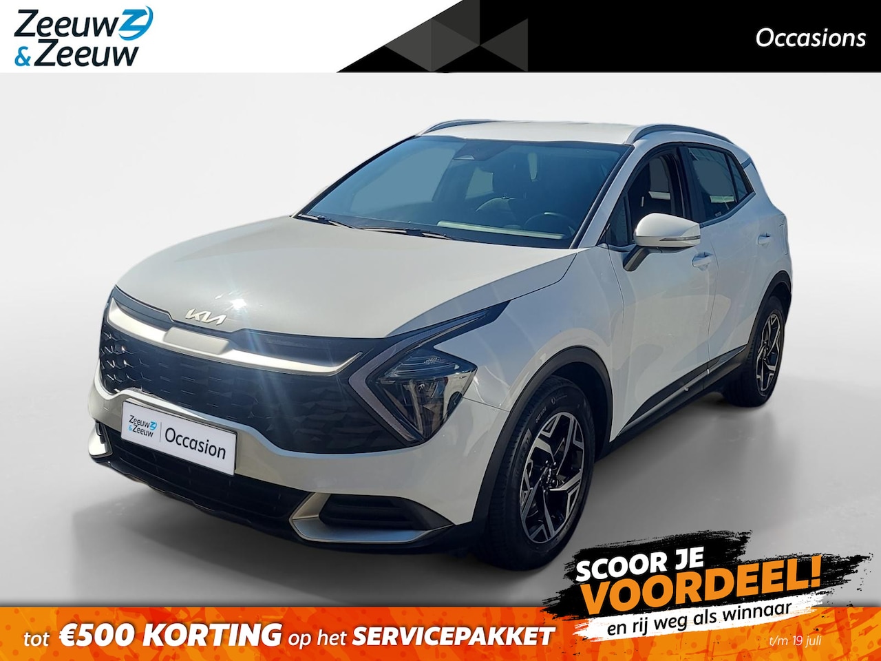 Kia Sportage - 1.6 T-GDi MHEV DynamicLine Edition Metallic lak | Trekgewicht: 1.650 kg | Fabrieksgaranti - AutoWereld.nl