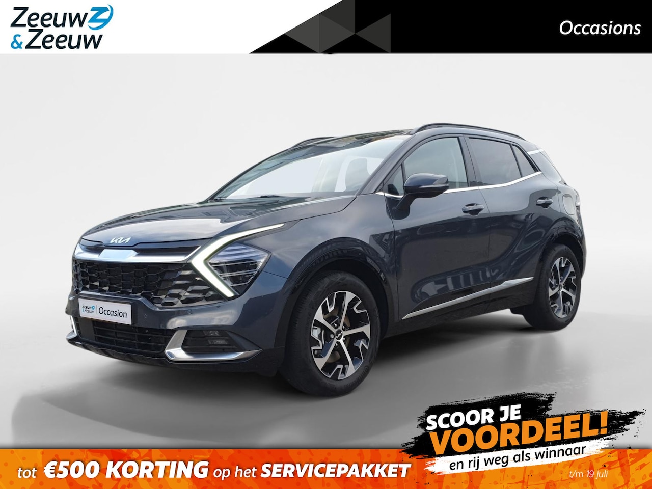 Kia Sportage - 1.6 T-GDi Hybrid DynamicPlusLine | Trekhaak | Stoel en stuurverwarming | Panorama schuifda - AutoWereld.nl