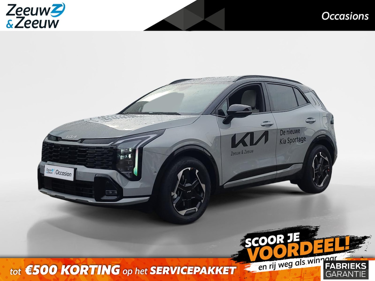 Kia Sportage - 1.6 T-GDi Hybrid GT-PlusLine 239 PK | Two tone Metallic lak | Trekhaak | Trekgewicht: 1.51 - AutoWereld.nl