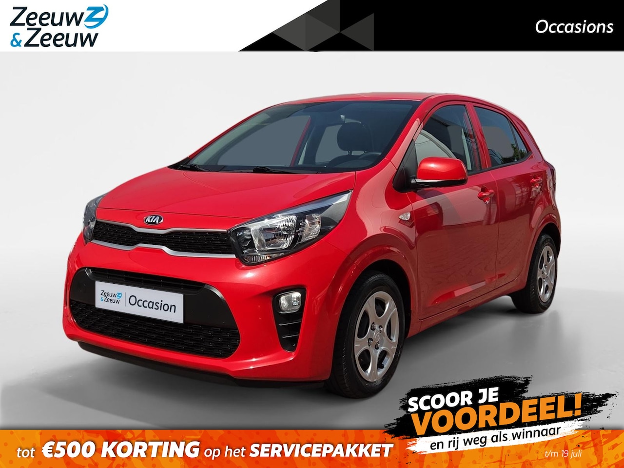 Kia Picanto - 1.0 EconomyPlusLine 1e Eigenaar | Airco | Metallic lak | Fabrieksgarantie | NAP - AutoWereld.nl