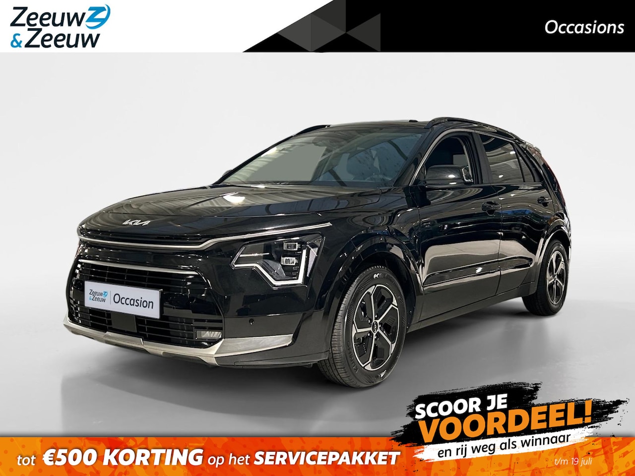 Kia Niro - 1.6 GDi Hybrid DynamicPlusLine | Navigatiesysteem | Apple Carplay / Android Auto | Licht + - AutoWereld.nl